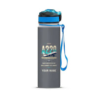 Thumbnail for Airbus ACJ TwoTwenty - Sports Kettle - Original + Name - Gray