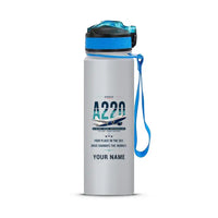 Thumbnail for Airbus ACJ TwoTwenty - Sports Kettle - Original + Name - Light Gray