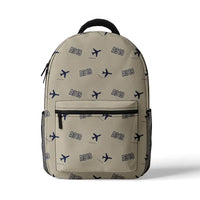 Thumbnail for Airbus ACJ319neo - 3D Backpack - 3D Pattern - Beige