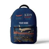 Thumbnail for Airbus ACJ319neo - 3D Backpack - Blue + Name