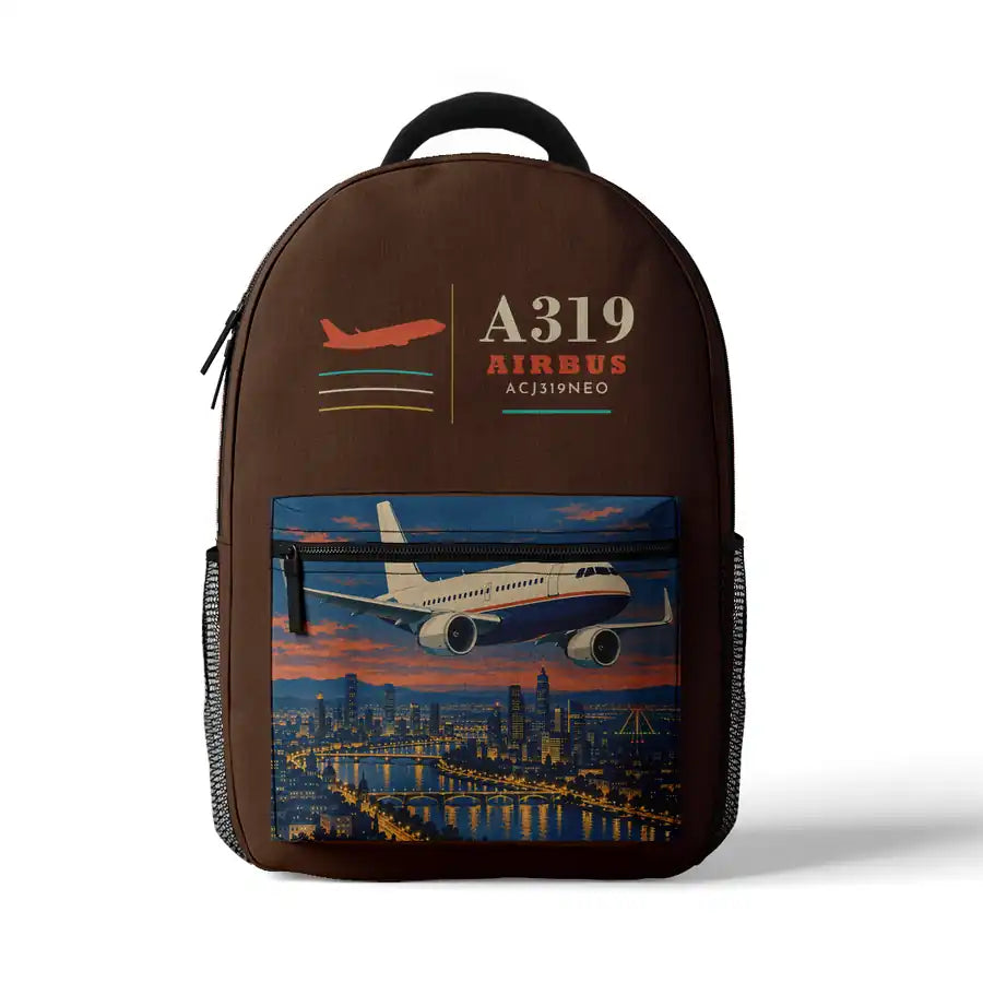 Airbus ACJ319neo - 3D Backpack - Brown