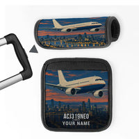 Thumbnail for Airbus ACJ319neo - 3D + Name - Luggage Handle Cover - Full Print