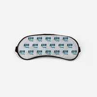 Thumbnail for Airbus ACJ319neo - Cartoon Pattern - Sleep Mask - Light Gray