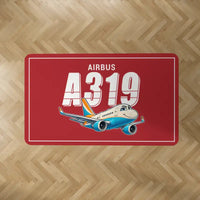 Thumbnail for Airbus ACJ319neo - Cartoon - Rectangle Carpet - Red