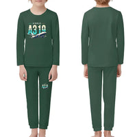 Thumbnail for Airbus ACJ319neo - Children Pajamas - Original Chest - Dark Green