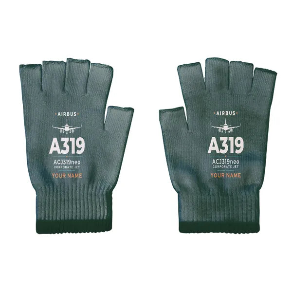 Airbus ACJ319neo - Gloves - Cut - Heritage + Name - Dark Green