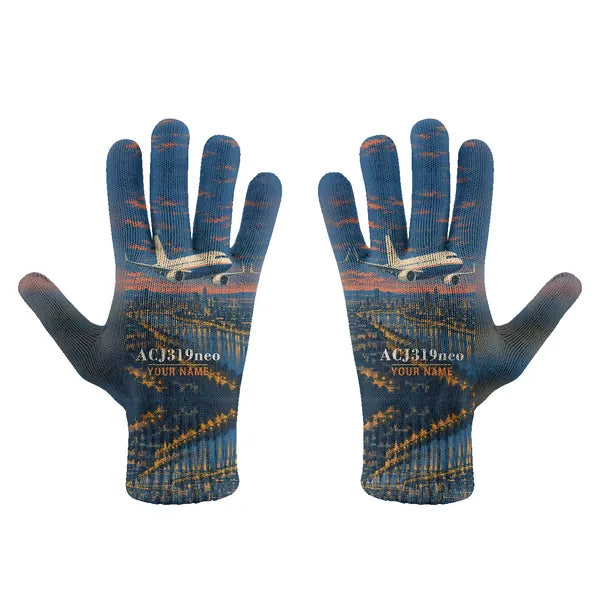Airbus ACJ319neo - Gloves - Full - 3D + Name - Full Print