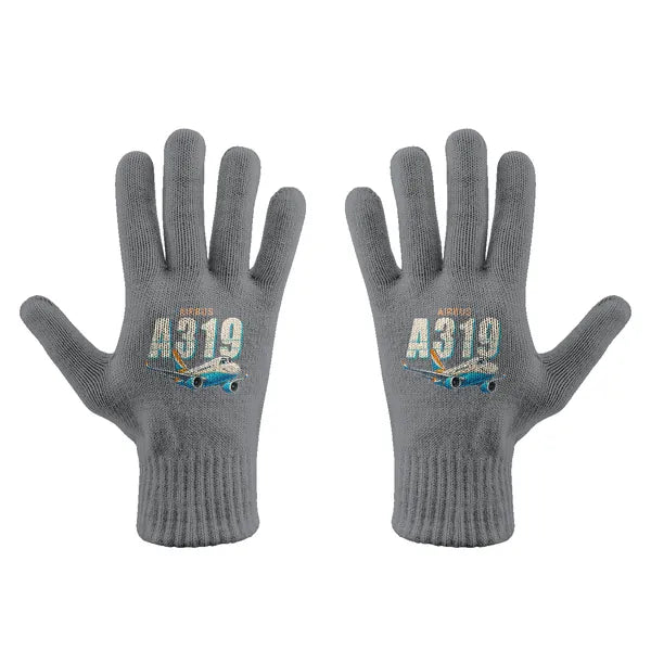 Airbus ACJ319neo - Gloves - Full - Cartoon - Gray