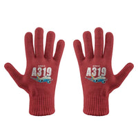 Thumbnail for Airbus ACJ319neo - Gloves - Full - Cartoon - Red