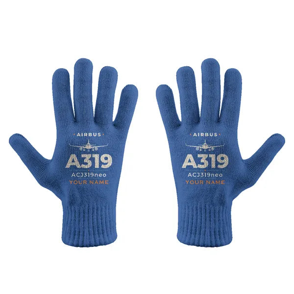 Airbus ACJ319neo - Gloves - Full - Heritage + Name - Blue