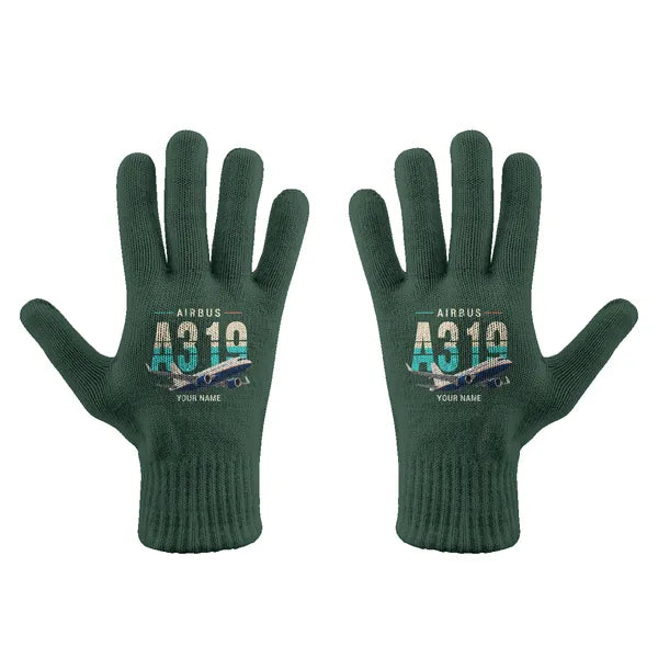 Airbus ACJ319neo - Gloves - Full - Original + Name - Dark Green