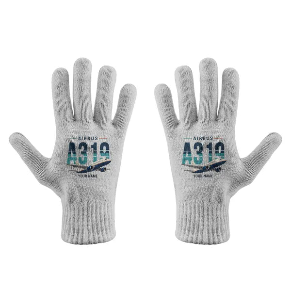 Airbus ACJ319neo - Gloves - Full - Original + Name - Light Gray