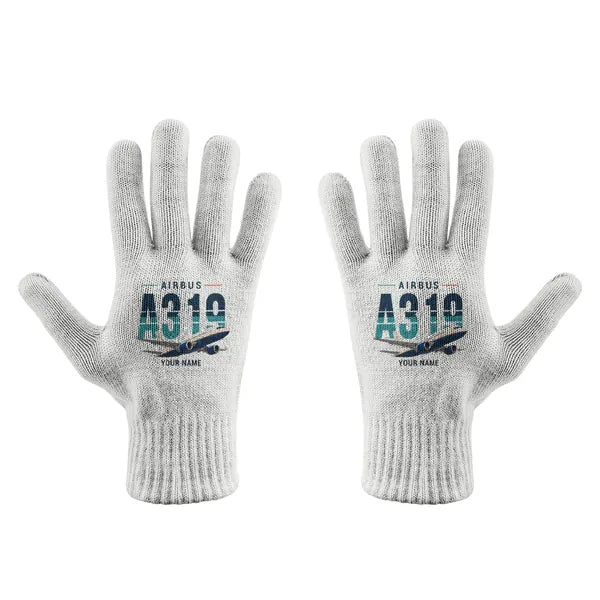 Airbus ACJ319neo - Gloves - Full - Original + Name - White