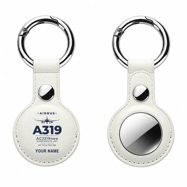 Airbus ACJ319neo - Heritage + Name - AirTag Case - White