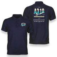 Thumbnail for Airbus ACJ319neo - Original - Double-Side Polo - Navy Blue