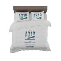 Thumbnail for Airbus ACJ319neo - Original + Name - Bedding Set - Light Gray