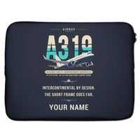 Thumbnail for Airbus ACJ319neo - Original + Name - Laptop Sleeve