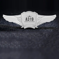 Thumbnail for Airbus ACJ319neo Pilot Wing Badge - Silver