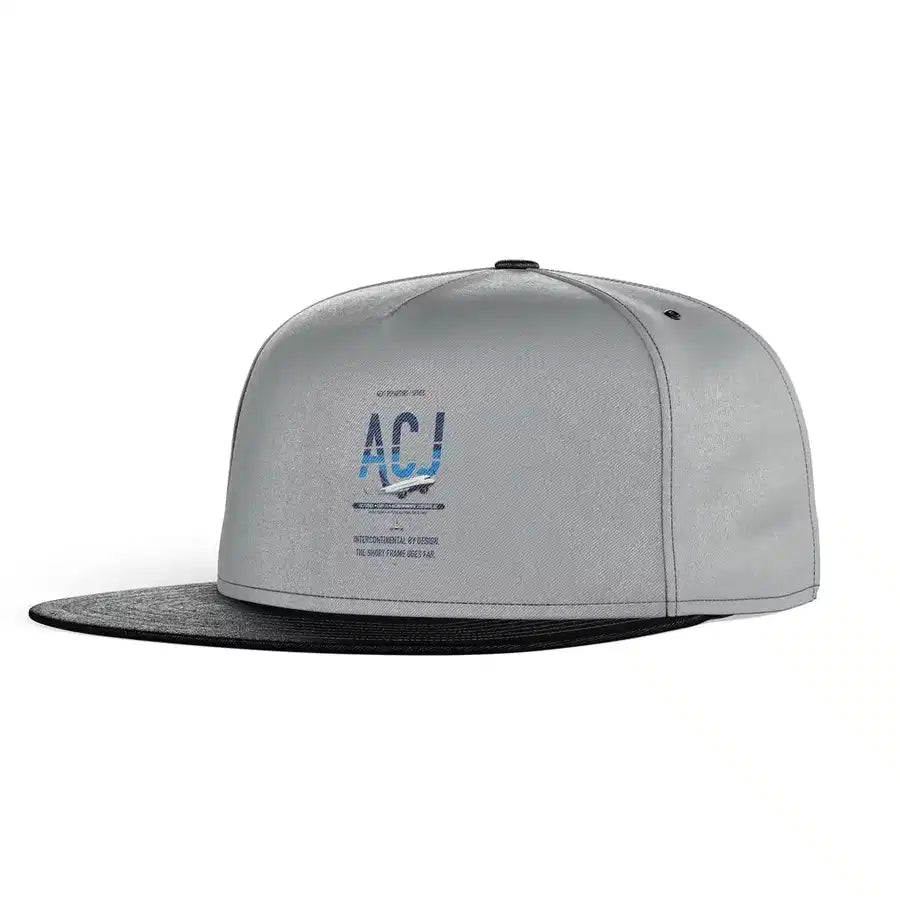 Airbus ACJ319neo snapback - gray & black