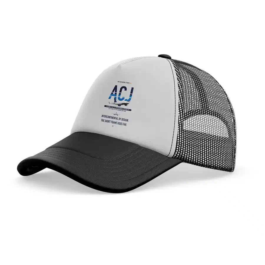 Airbus ACJ319neo trucker cap - black