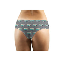 Thumbnail for Airbus ACJ319neo - Women Panties - Original Pattern - Gray - Back