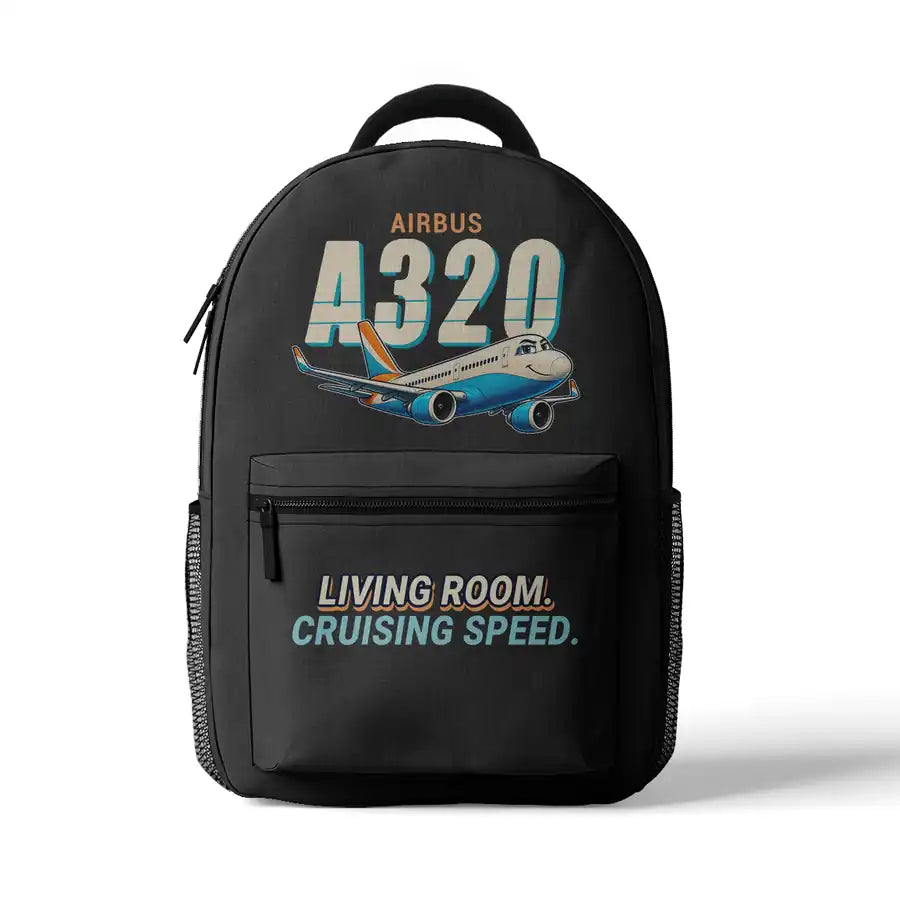 Airbus ACJ320neo - 3D Backpack - Cartoon - Gray