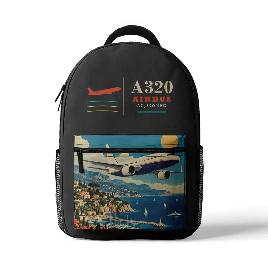 Airbus ACJ320neo - 3D Backpack - Gray