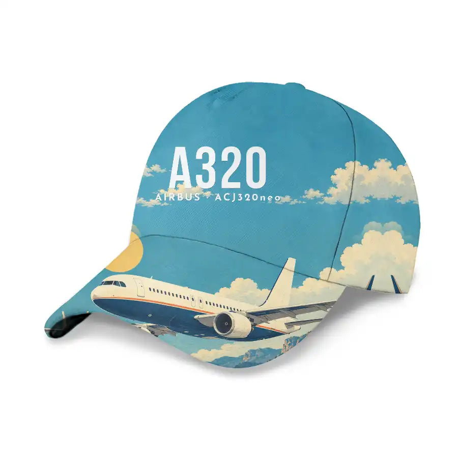 Airbus ACJ320neo 3D All-Over Print Clothing - Cap - 3D
