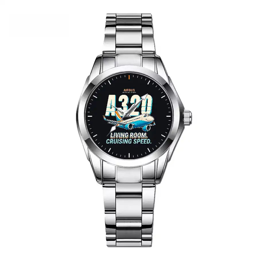 Airbus ACJ320neo - Cartoon - Stainless Steel Band - For Children and Women