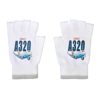 Thumbnail for Airbus ACJ320neo - Gloves - Cut - Cartoon - White