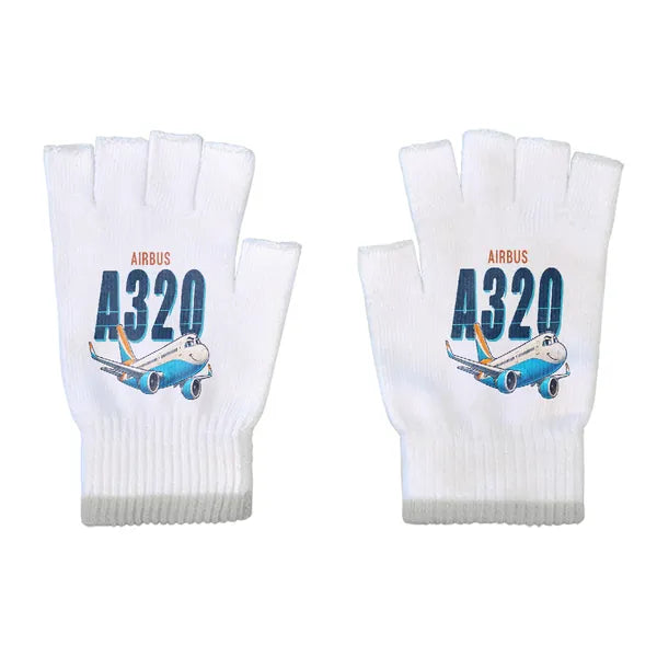 Airbus ACJ320neo - Gloves - Cut - Cartoon - White
