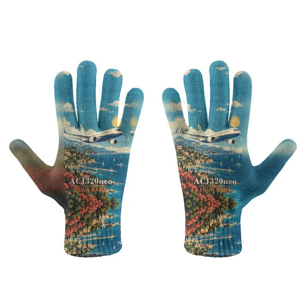Airbus ACJ320neo - Gloves - Full - 3D + Name - Full Print