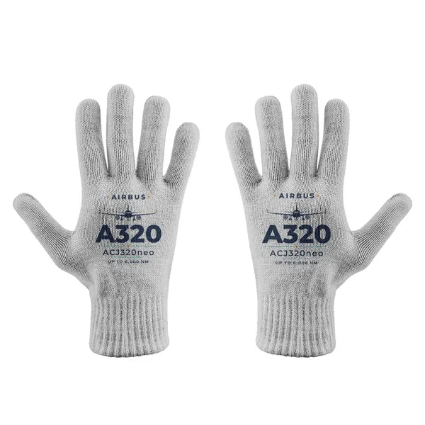 Airbus ACJ320neo - Gloves - Full - Heritage - Light Gray