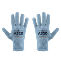 Thumbnail for Airbus ACJ320neo - Gloves - Full - Heritage + Name - Light Blue