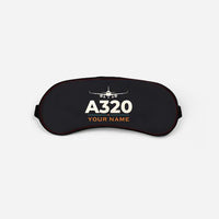 Thumbnail for Airbus ACJ320neo - Heritage + Name - Sleep Mask - Black