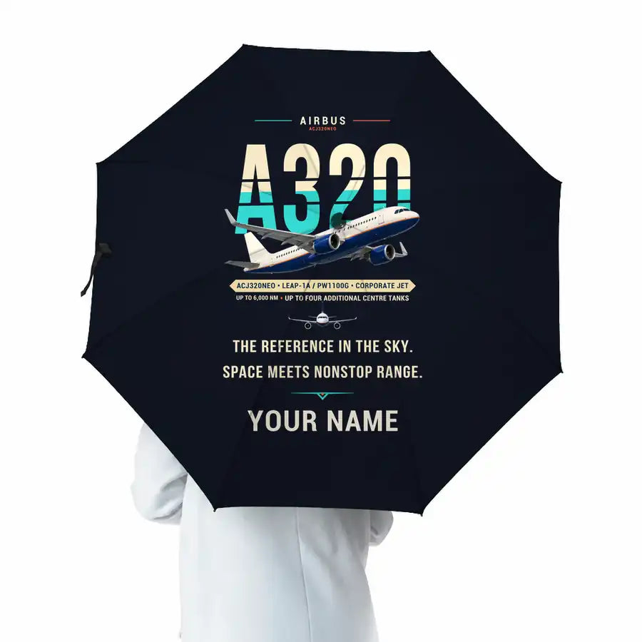 Airbus ACJ320neo - Original + Name - Umbrella
