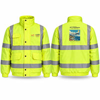 Thumbnail for Airbus ACJ320neo Reflective Winter Jackets - Poster - Fluorescent Yellow
