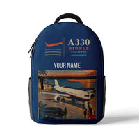 Thumbnail for Airbus ACJ330neo - 3D Backpack - Blue + Name