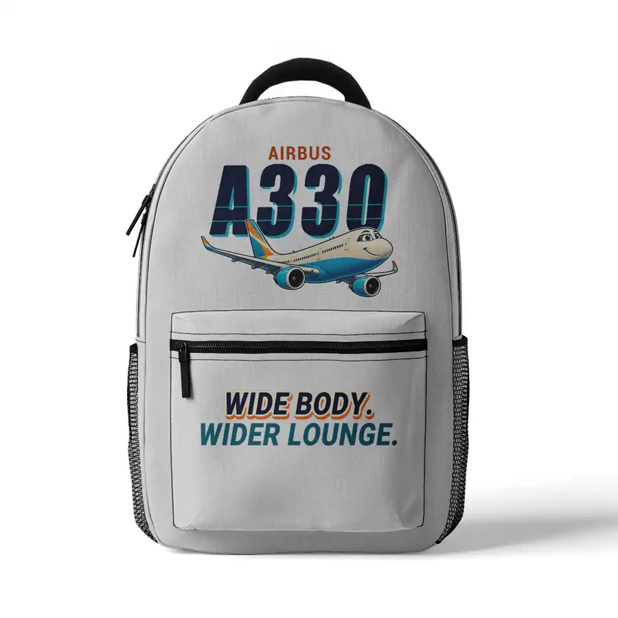 Airbus ACJ330neo - 3D Backpack - Cartoon - White