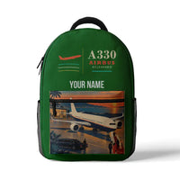 Thumbnail for Airbus ACJ330neo - 3D Backpack - Green + Name