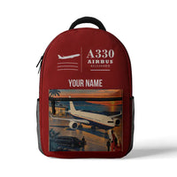 Thumbnail for Airbus ACJ330neo - 3D Backpack - Red + Name