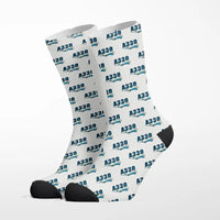 Thumbnail for Airbus ACJ330neo - Cartoon - Socks - White