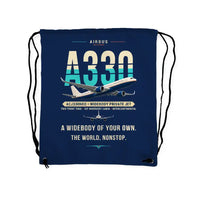 Thumbnail for Airbus ACJ330neo - Drawstring Bag - Original - Dark Blue