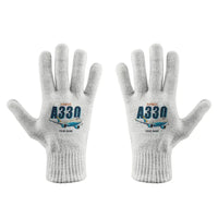 Thumbnail for Airbus ACJ330neo - Gloves - Full - Cartoon + Name - White
