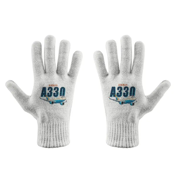 Airbus ACJ330neo - Gloves - Full - Cartoon - White