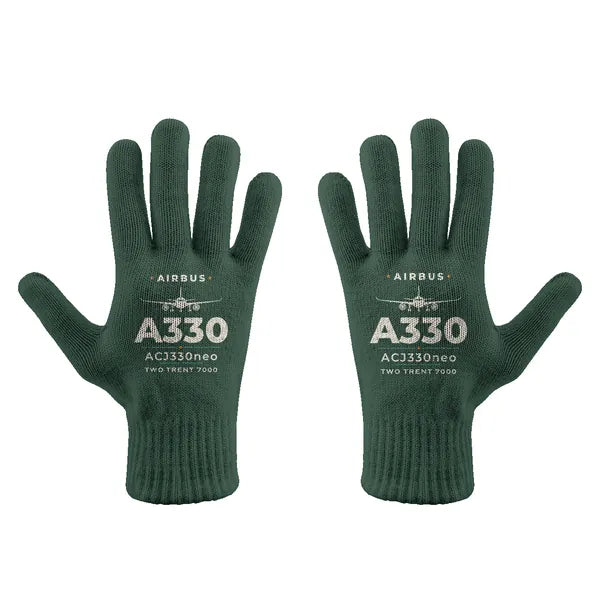 Airbus ACJ330neo - Gloves - Full - Heritage - Dark Green