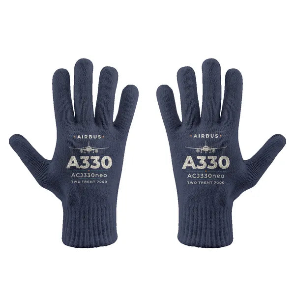 Airbus ACJ330neo - Gloves - Full - Heritage - Navy Blue