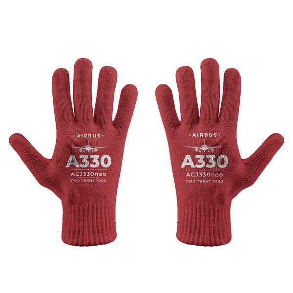 Airbus ACJ330neo - Gloves - Full - Heritage - Red