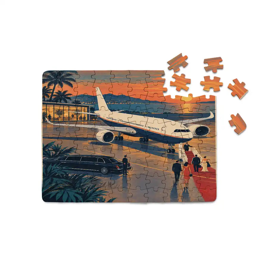 Airbus ACJ330neo - Horizontal - Canvas Puzzle