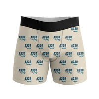 Thumbnail for Airbus ACJ330neo - Men Boxers - Cartoon Pattern - Beige